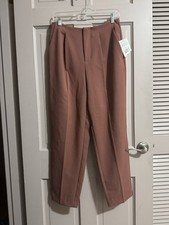 A New Day Women's Tapered High Rise Ankle Length Tailored Trousers