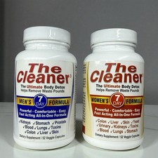 The Cleaner 7 Day Ultimate Body Detox Cleanse Men  Women Formula 52 Caps Each