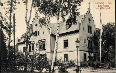 Ak Freiberg in Sachsen, Lindenhaus am Albertpark - 10456494