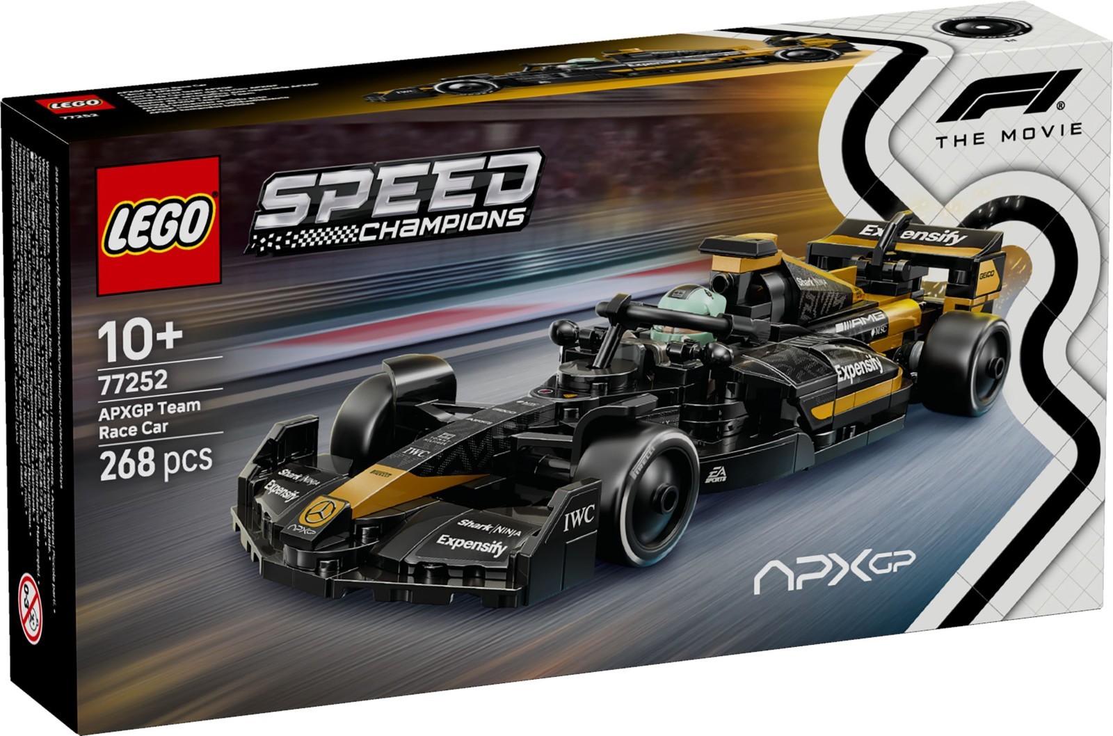 Lego Herren Schwarz/Gold Apxgp Team Race Car Aus F1der Film (Lego Speed Champions) - Image 5
