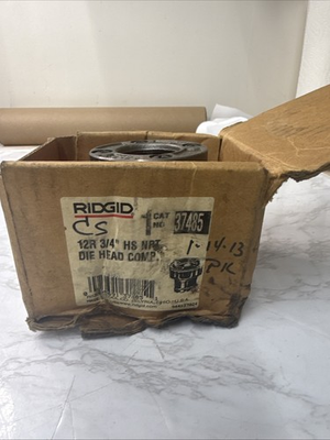 #ad Ridgid 37485 NIB Threader Die Head 12R 3 4” HS NPT Die Head Comp $75.00