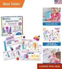 Fantasticals! MathLink Cubes Kindergarten Activity Set for Engaging Learning