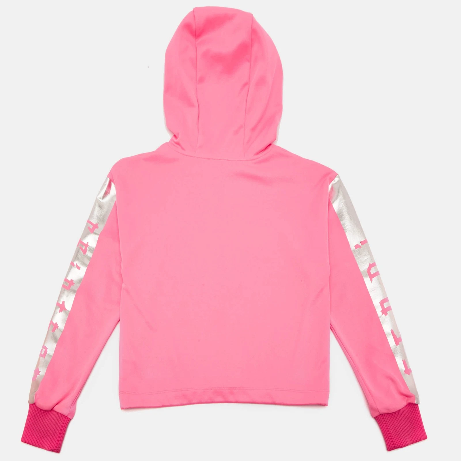 Felpa con cappuccio Fendi bambino rosa stampa Nicki Minaj jersey 10 anni