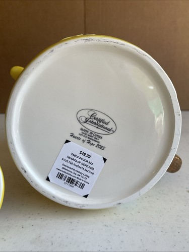 Teapot Hearts Of Hope 2023 “BEE” Table Decor S23 Set Of 3 - Picture 8 of 11