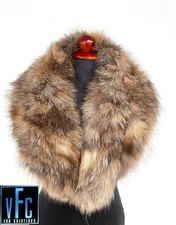 Crystal Fox Fur Collar, Real Fox Fur Collar, Handmade Collar, Luxury Collar