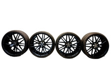 22 Rf13 Gloss Black Wheels Rims Jaguar Xj Xk Staggered 22x9 2210.5 5x114.3 22 Rf13 Gloss Black Wheels Rims Jaguar Xj Xk Staggered 22x9 2210.5 5x114.3