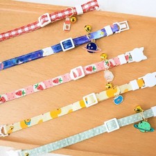 Personalize Cat Collar Adjustable Kitten Necklace with Bell Safety Buckle Engrav