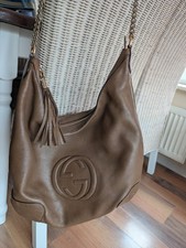 Gucci soho Große Beutel Tasche Braun Echtleder