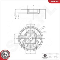 Esen SKV Lagerung, Motor Unten U.A. FüR Audi, Seat, Skoda, VW