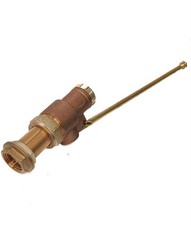 1 1/2" High Pressure Bronze Float Valve With Brass Piston & Seat