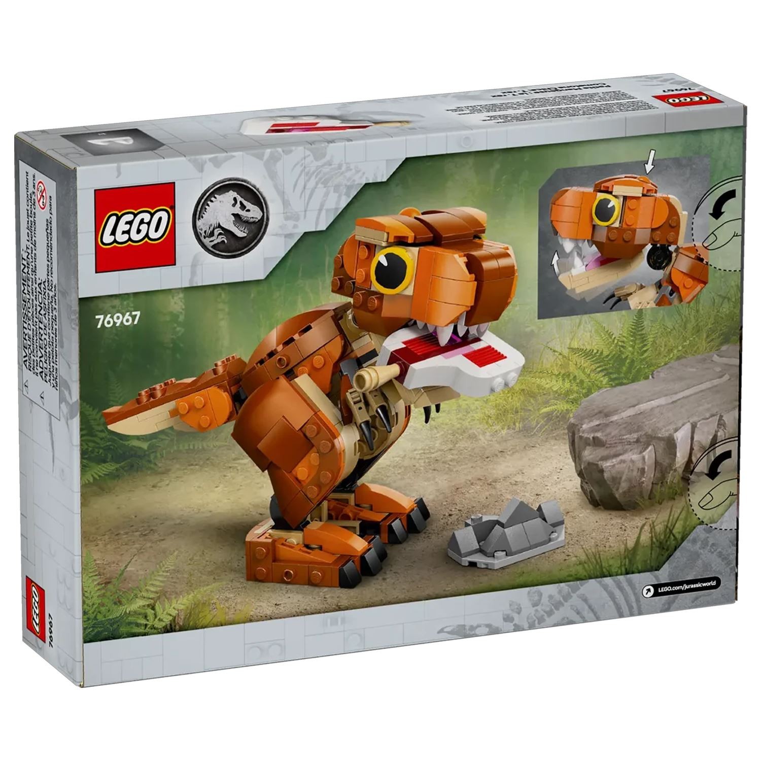 LEGO Jurassic World 76967 Little Eatie: T. rex Age 7+ 317pcs - Image 2