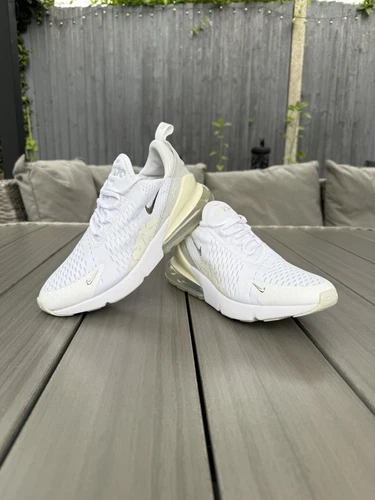 Nike Air Max 270  White Trainers UK 6. Used but very good condition 