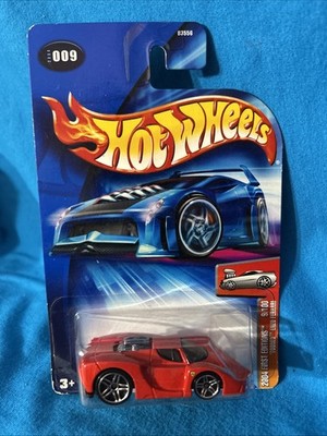 Hot Wheels 2004 First Editions Tooned Enzo Ferrari Red 9/100 #009