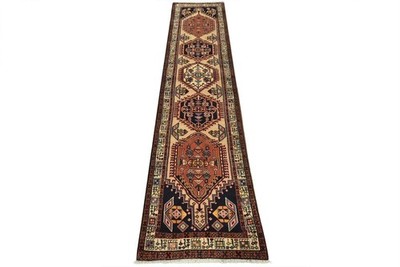 Sarab Runner 2 6  x 10 5  Beige Wool Vintage Tribal Hand-Knotted Oriental Rug