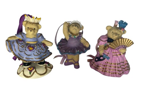 Vintage Muffy Vanderbear Christmas Ornament Set Of 11 Holiday Figures 1990s - Picture 6 of 14