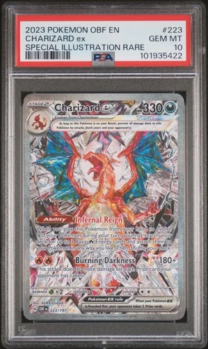 2023 Pokemon Obsidian Flames Charizard Ex #223 GEM MT PSA 10 Special Illus. Rare