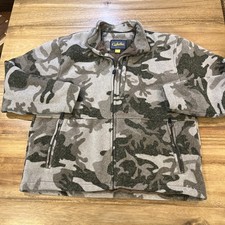 Cabela’s Windshear Fleece Hunting Jacket Men’s XL Outfitter Camo Berber Full Zip Cabela’s Windshear Fleece Hunting Jacket Men’s XL Outfitter Camo Berber Full Zip - Image 1