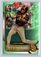 2022 Bowman #BP-9 CJ Abrams Prospects Neon Green #/399