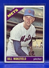 1966 Topps # 443 BILL WAKEFIELD NEW YORK METS FREE SHIPPING