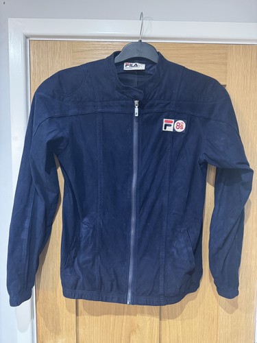 Fila Vintage Terrinda Mk3 Pro Badged Track Top Navy - OASIS STYLE