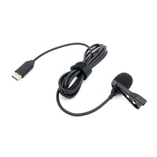 USB Type C Clip On Lavalier Omnidirectional Mic for DJI Action 2/3/4/Pocket 3