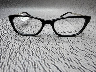 Jones New York J941 50-16-135 Schwarz Metall Vollrand Brille Damen Gestell