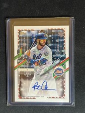 2019 Topps Holiday #WHA-PA Pete Alonso Autographs Metallic #/10