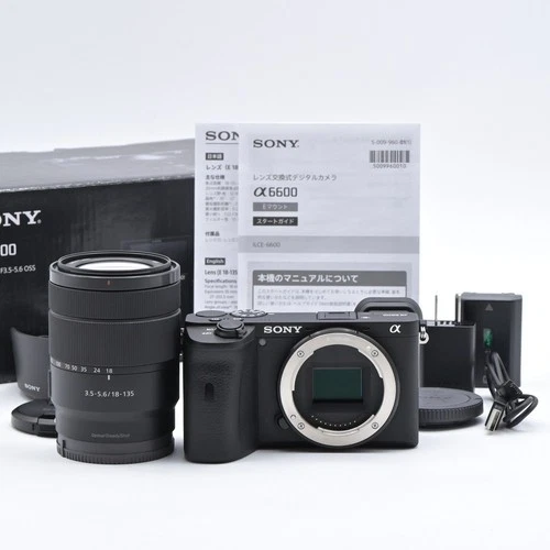 Sony Alpha a6600 18-135mm Lens Kit ILCE-6600M (Count 1260) [Top Mint] #11158
