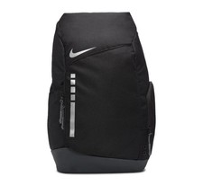  New Nike Hoops Elite Backpack Black Silver B...
