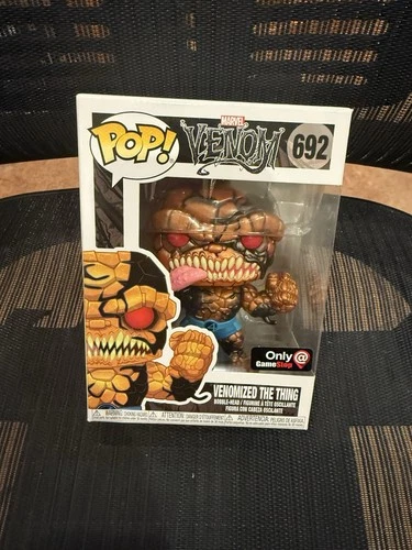 Funko POP! Marvel Venom Fantastic Four Venomized The Thing Metallic CHASE
