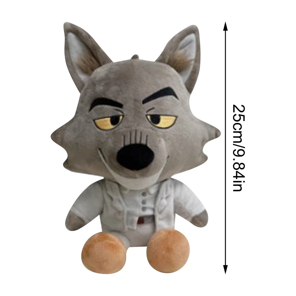 25 CM The Bad Guys Plüschtier Mr. Wolf weiches Stofftier Puppe - Bild 3 von 4