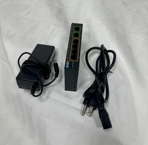 BV-Tech 6 Port POE Switch-4 PoE Port+2 Ethernet Uplink Ext. Function 60W 802.3at - Picture 5 of 5
