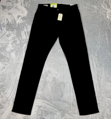 Levi's Flex Premium 512 Jeans Men's Size 33x34 Black  Slim Taper Big E Stretch