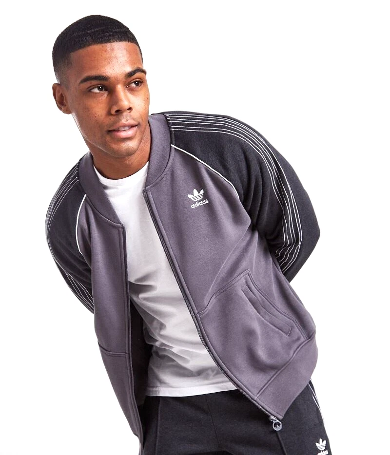 NEW MENS ADIDAS ORIGINALS SUPERSTAR FLEECE TREFOIL TRACK JACKET ~SIZE XL IA5396
Opens in a new windo