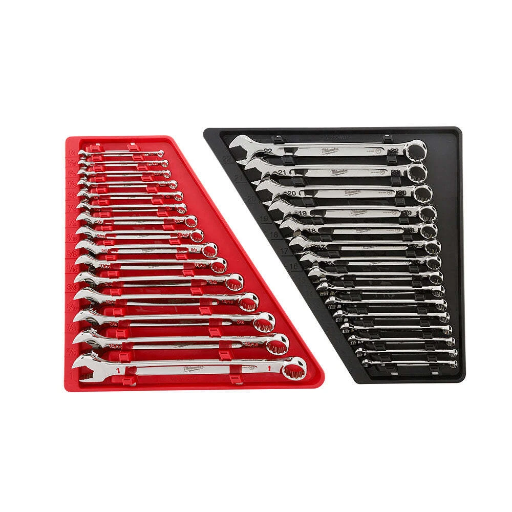 Milwaukee 48 22 9415P Open End Combination Wrench SAE Metric Set
