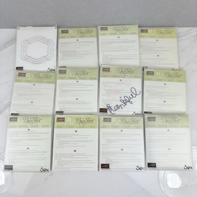 Sizzix Framelit & Thinlit Dies for Stampin Up!  Lot of 12 Various Themes