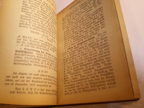 Seltenes Buch - Das neue Gesetz über Sicherung der Kriegssteuer.... 1917 Koppe - Picture 9 of 12