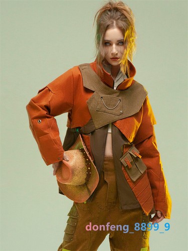 Adventure Jacket Cyberpunk Multiple Pockets Cotton Coat Cosplay Costume Unisex - Picture 3 of 20