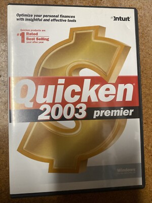 Intuit Quicken 2003 Premier For Windows LN