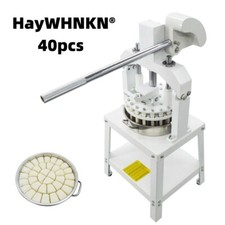 Commercial 40PC Pizza Dough Divider Cutter Machine Manual  Press Bakery
