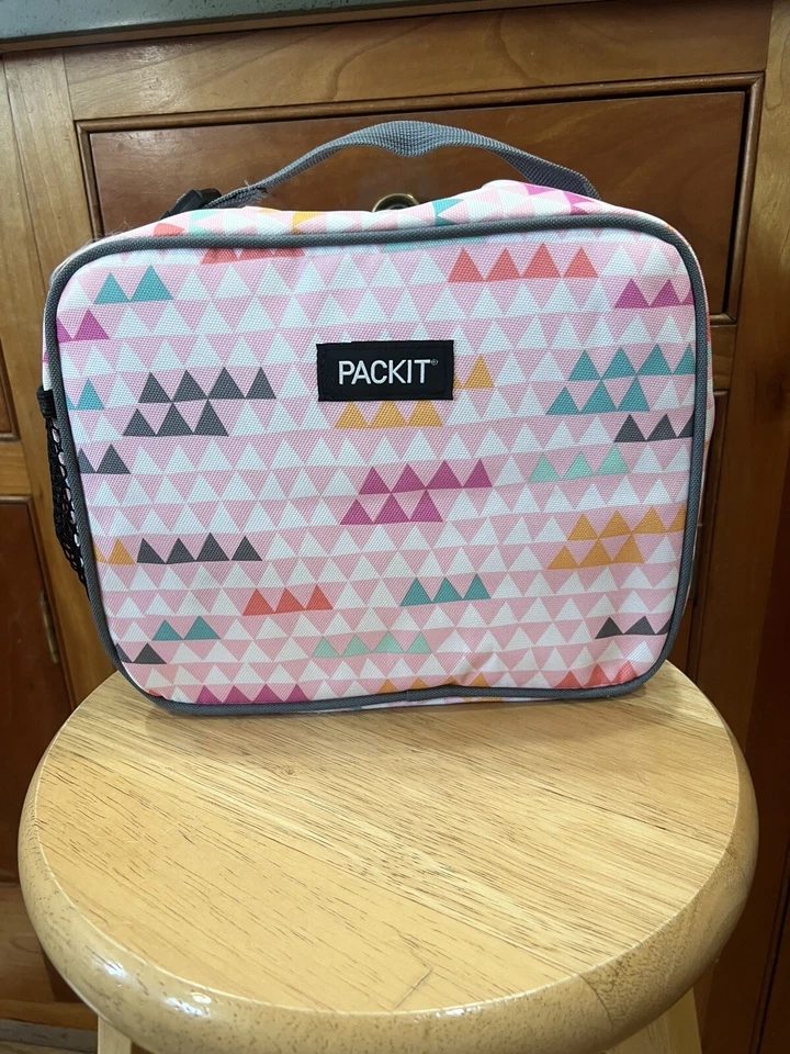 PackIt Freezable Classic Lunch Box, Paper Triangles - Image 4 of 4