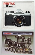 ORIGINAL GENUINE PENTAX K1000 INSTRUCTION MANUAL  LENS/ACCESSORIES GUIDE