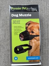 New Premier Pet Dog Muzzle Safe  Effective Size Medium M