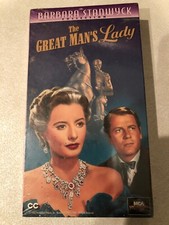 The Great Man’s Lady, Barbara Stanwyck Collection, MCA, UNIVERSAL VHS BRAND NEW