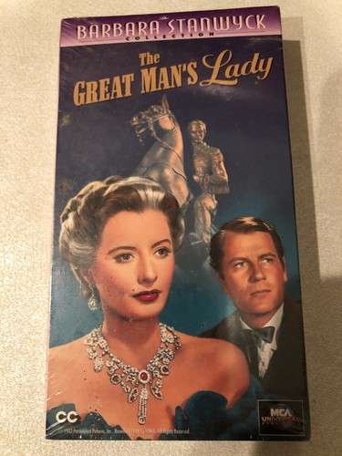 The Great Man’s Lady, Barbara Stanwyck Collection, MCA, UNIVERSAL VHS BRAND NEW - Picture 1 of 5