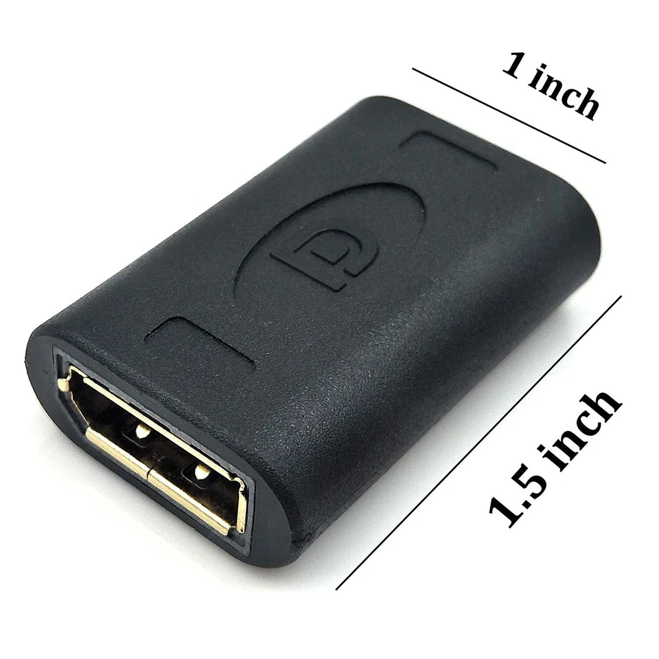 DisplayPort DP Female to DP Female Adapter Connector Coupler Extender Convertor - Image 4 of 4