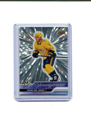 2023-24 Upper Deck Series 2 Young Guns Outburst Silver Marc Del Gaizo Rookie