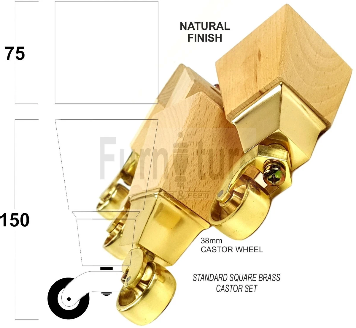 Brass sofa feet outlet