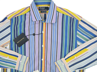 Polo by Ralph Lauren ラガーシャツ US M NEW $225 Polo Ralph Lauren Shirt! 16.5 (Approx. Size L) *ITALY