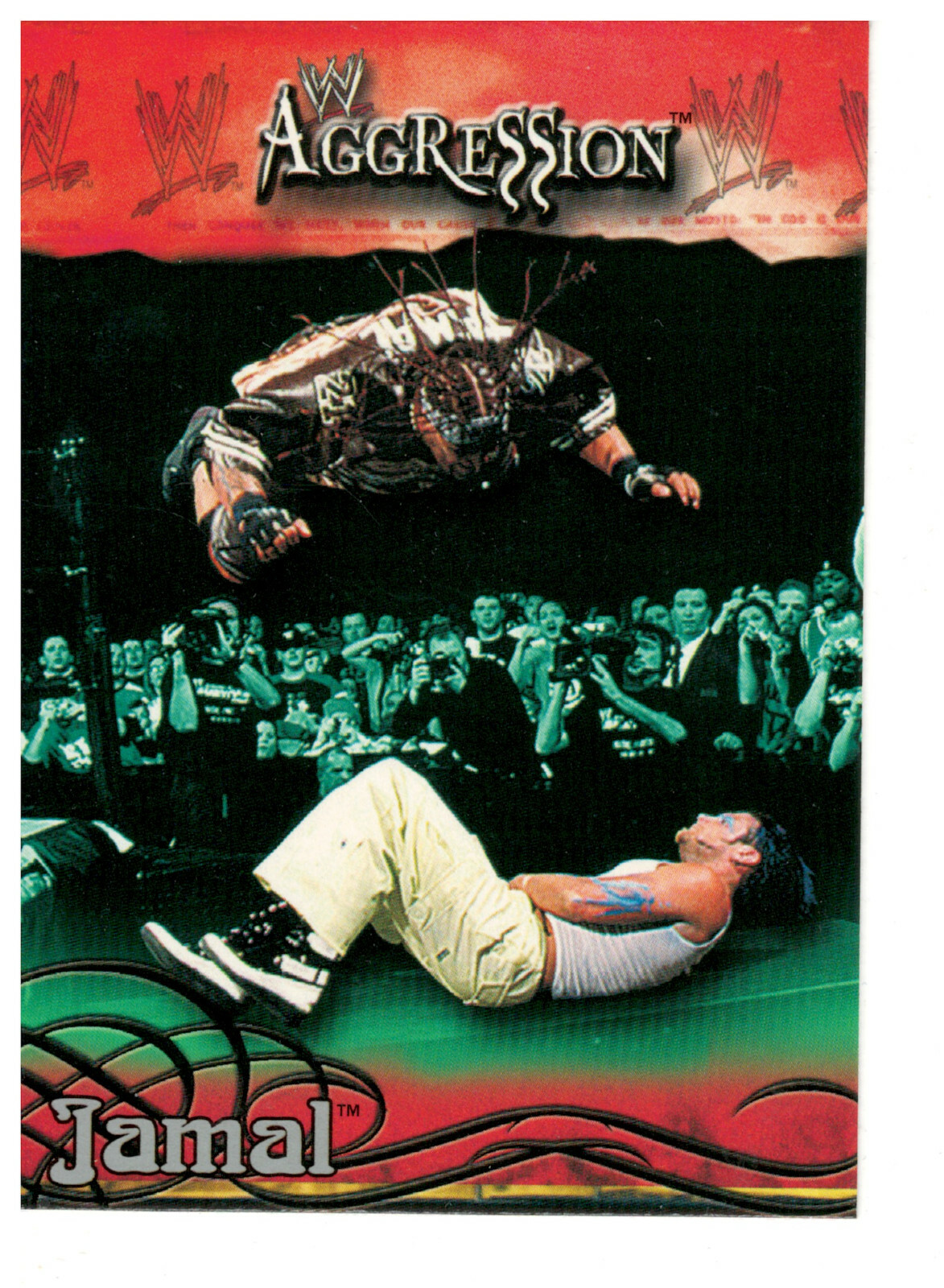 2003 Fleer WWE Aggression Series "Jamal" Trading Card (#16) {6069}